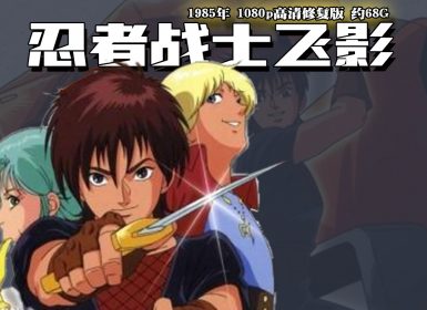 1985年怀旧动漫《忍者战士飞影》1080p高清修复版 阿里云下载 约68G